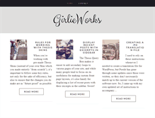 Tablet Screenshot of girlieworks.com